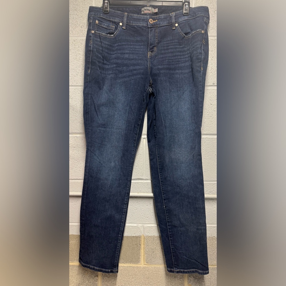 Torrid Womens Feel The Fit vintage fit  Jegging Jeans blue 18XT‎